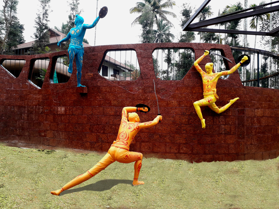 'Kalari Payattu Fighters' for Nambeeiar Residence- Kerala- 2020.